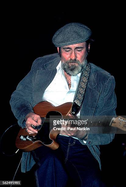 American Blues musician Roy Buchanan performs onstage, Chicago, Illinois, March 8, 1985.