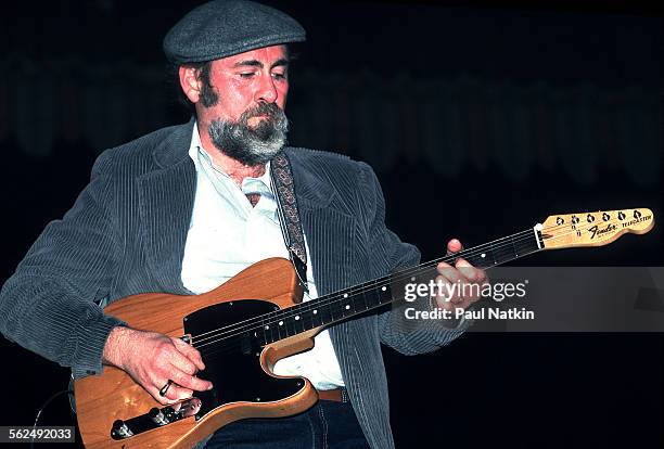 American Blues musician Roy Buchanan performs onstage, Chicago, Illinois, March 8, 1985.