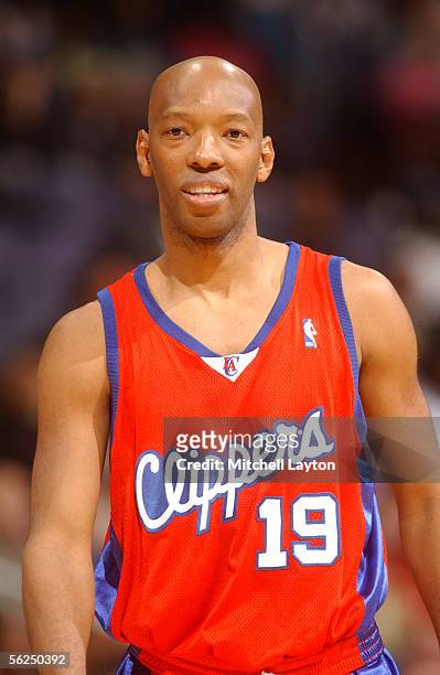 Sam Cassell of the Los Angeles Clippers is seen on court against the Washington Wizards November 9, 2005 at the MCI Center in Washington DC. The...