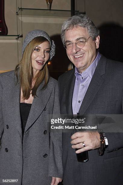 Actress Connie Nielsen and Director Harold Ramis during the after party for the Focus Features premiere of "The Ice Harvest" November 21, 2005 in...
