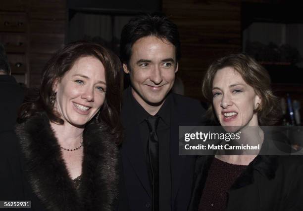 Siblings Ann, John, and Joan Cusack attend the after party for the Focus Features premiere of "The Ice Harvest" November 21, 2005 in Chicago,...
