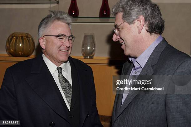 Producer Ron Yerxa and director Harold Ramis during the after party for Focus Features premiere of "The Ice Harvest" November 21, 2005 in Chicago, IL.
