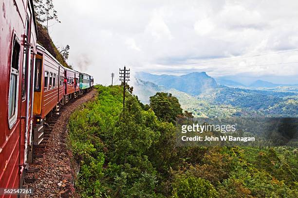 ella to kandy train, sri lanka - sri lanka train stock pictures, royalty-free photos & images