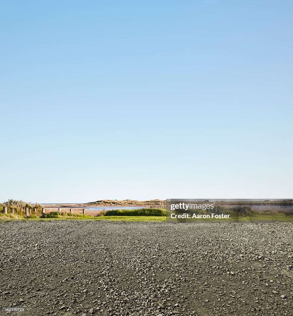 Beach side parking