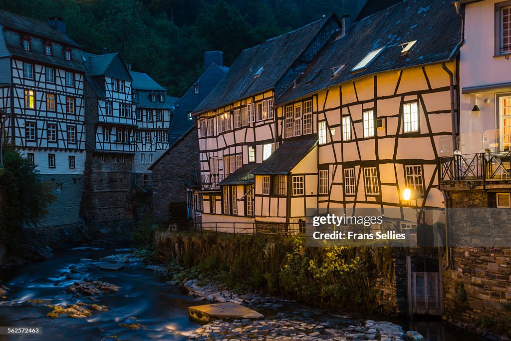 The picturesque little town of Monschau, Germany