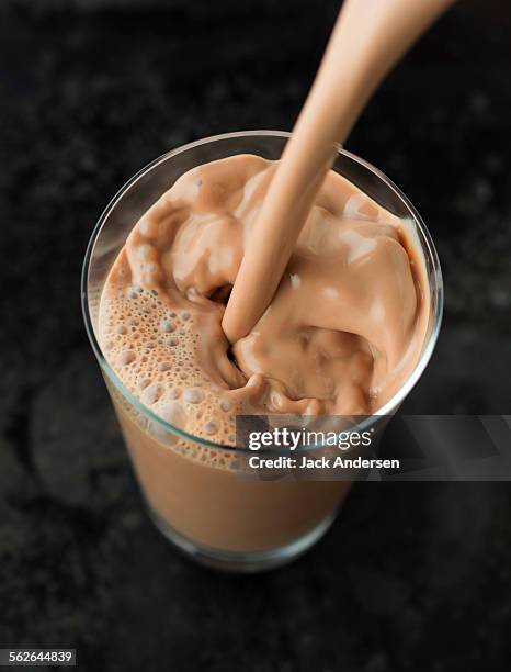 chocolate milk - milk chocolate stock pictures, royalty-free photos & images