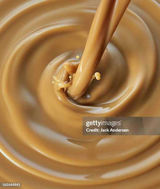 caramel swirl - coffee with chocolate stock pictures, royalty-free photos & images