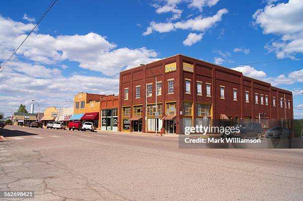 chandler main street. - oklahoma stock pictures, royalty-free photos & images