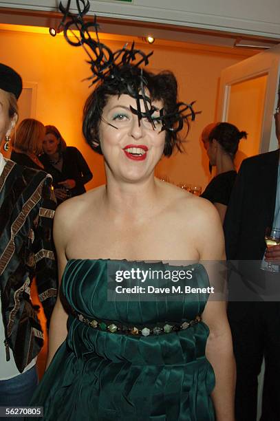 Tatler Fashion Director Isabella Blow attends an event celebrating 30 years of Kodak digital cameras and the arrival of the world's first wireless...