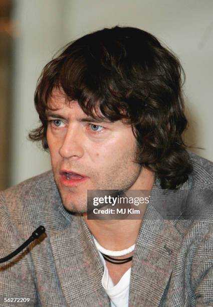 Former Take That band member Howard Donald attends a press conference to announce The Ultimate Tour 2006 at the Berkley Hotel on November 25, 2005 in...