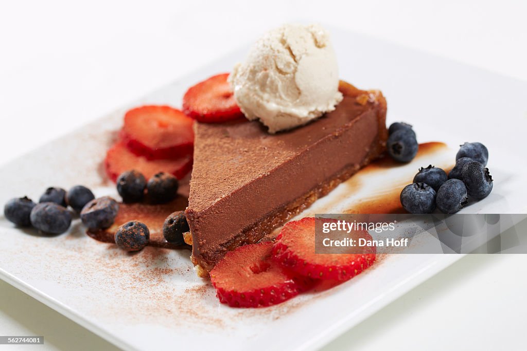 Chocolate coca powder pie