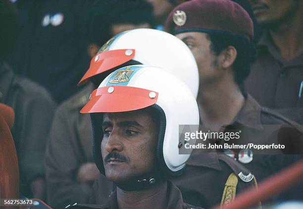 Member of the Lebanese Army in Beirut, Lebanon, 1979.