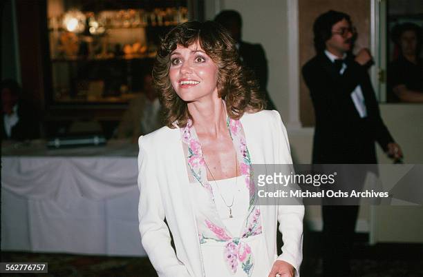 Actress Sally Field arrives to the 52nd Academy Awards at Dorothy Chandler Pavilion in Los Angeles,California.