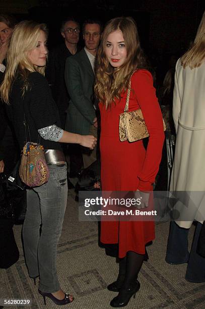 Anoushka Beckwith attends the "Fashion In Motion: Ozwald Boateng" catwalk show and 20th anniversary party at Victoria & Albert Museum on November 25,...