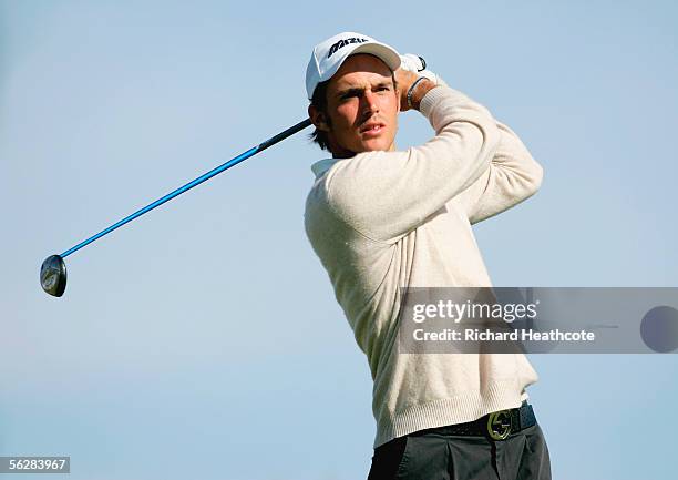 Nicolas Meitinger in action during the third round of the European Tour Qualifying School Final at The San Roque Club, November 12 San Roque, Spain.