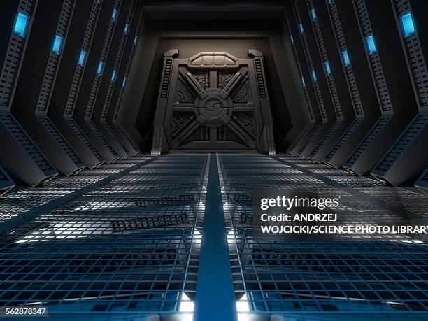 space station interior, illustration - spaceship inside stock illustrations