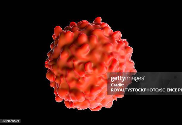illustrazioni stock, clip art, cartoni animati e icone di tendenza di cancer cell, illustration - cancro tumore