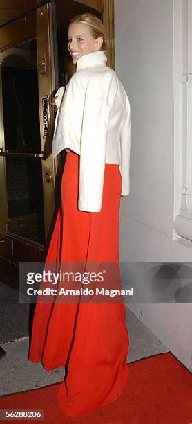 Victoria Secret model Carolina Kurkova attends the annual Gold Medal Gala held by Queen Sofia Spanish Institute to honor Julio Iglesias, Henrey...
