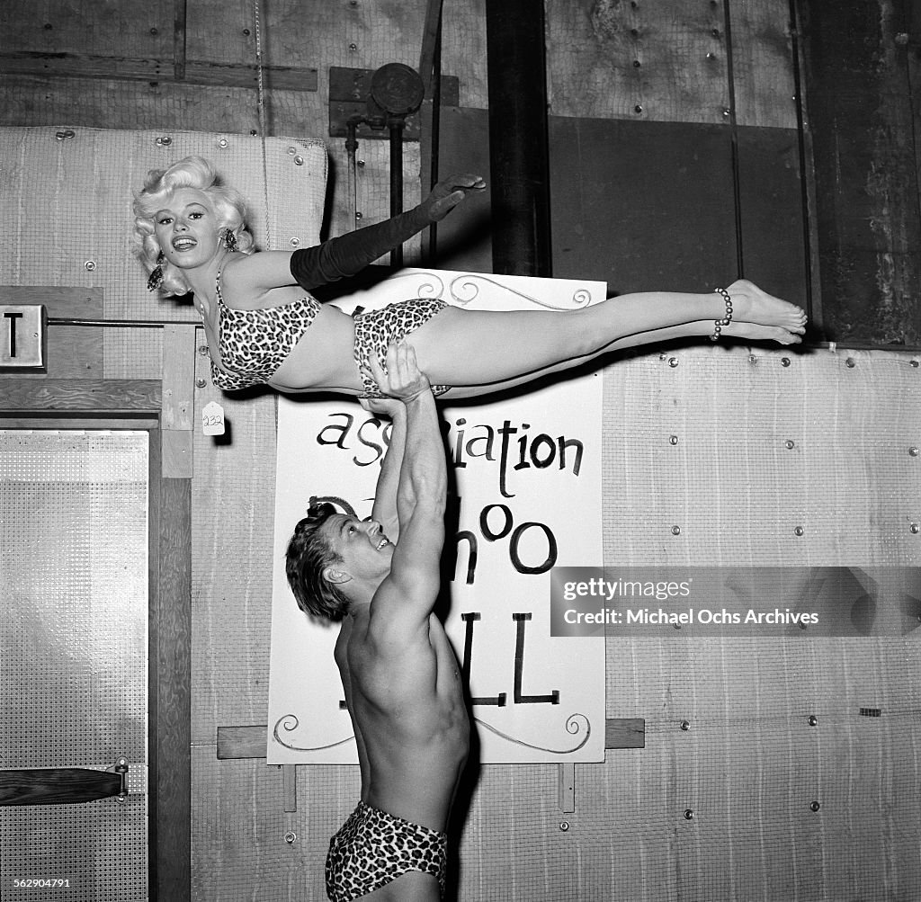 Jayne Mansfield and Mickey Hargitay