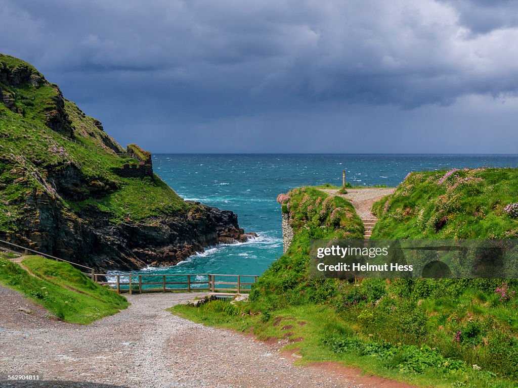 Tintagel coast