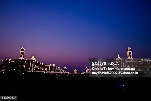 raisina hills, delhi - republic day bildbanksfoton och bilder