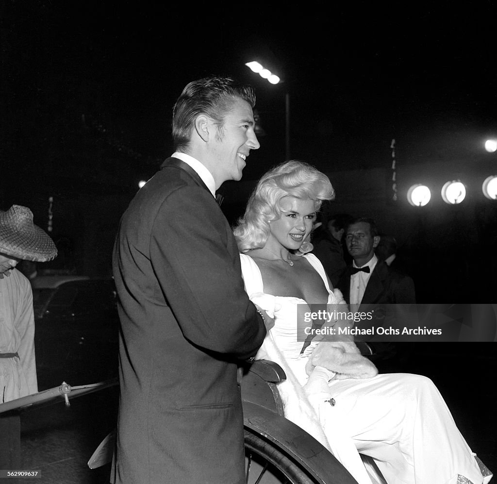 Jayne Mansfield and Mickey Hargitay