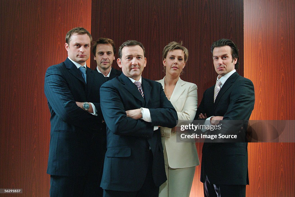 Group of business executives