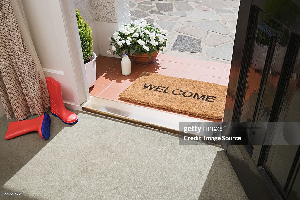 Entrance to a house