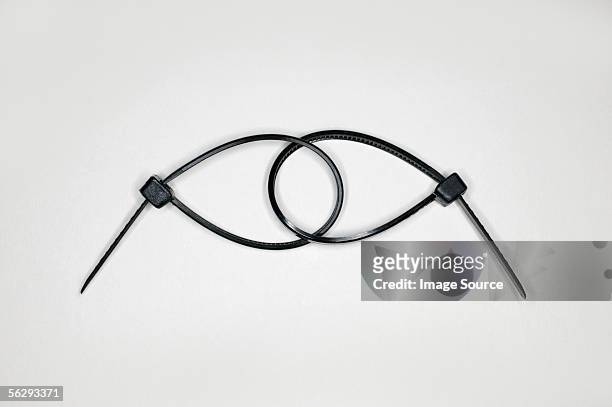 black cable ties - braçadeira - fotografias e filmes do acervo