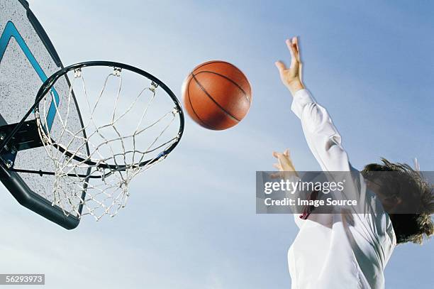 boy playing basketball - child boy arms out stock pictures, royalty-free photos & images