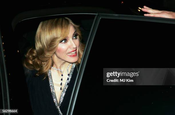 Madonna arrives at the UK TV documentary premiere of her new confessional Channel 4 documentary "I'm Going To Tell You A Secret" at the ChelseaCinema...