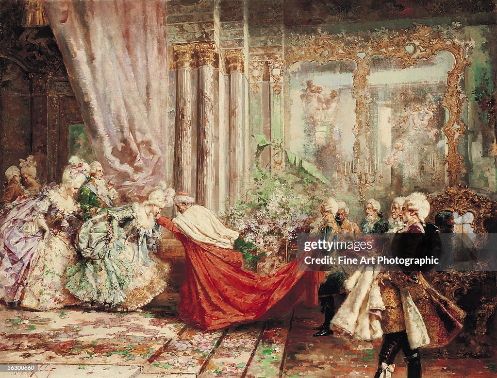 The cardinal's visit 1901