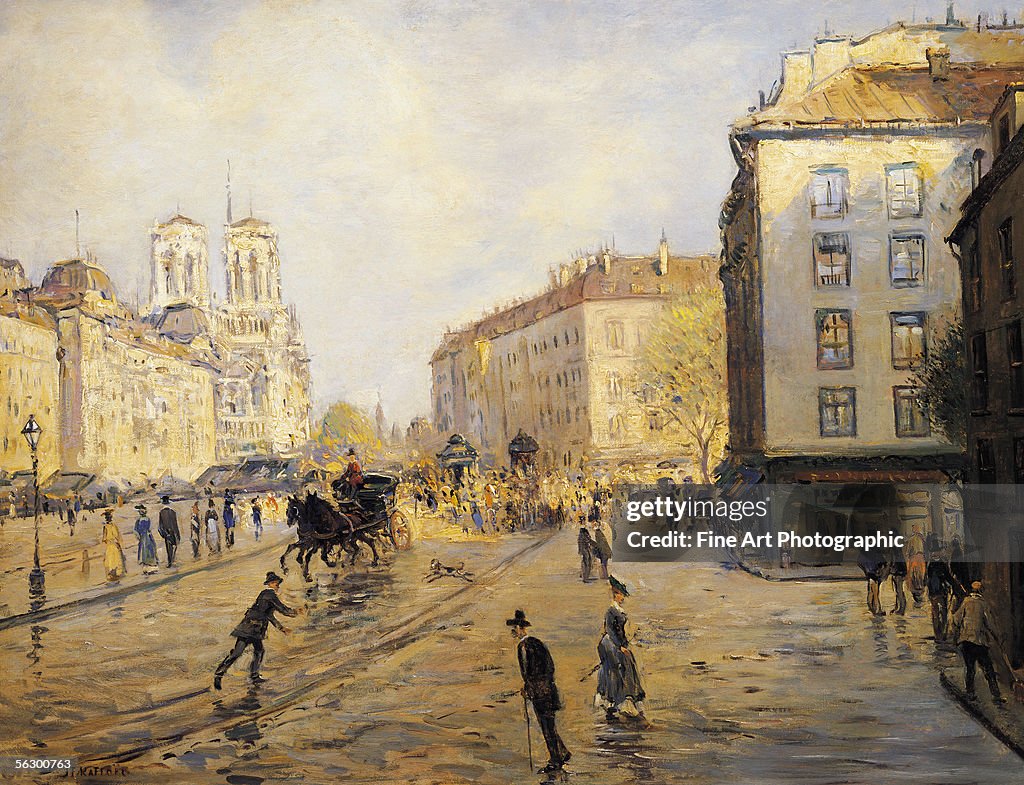 Quai des Grands Augustins, Paris, France