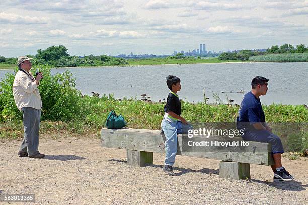 Jamaica Bay Wildlife Refuge in Queens on July 29, 2001.