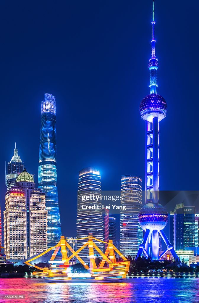 Shanghai at night