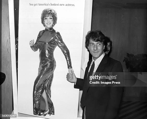 Dustin Hoffman at the New York Premiere of Tootsie circa 1982 in New York City.