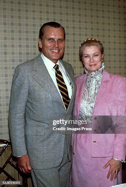 Grace Kelly and brother Jack Kelly circa 1982 in New York City.