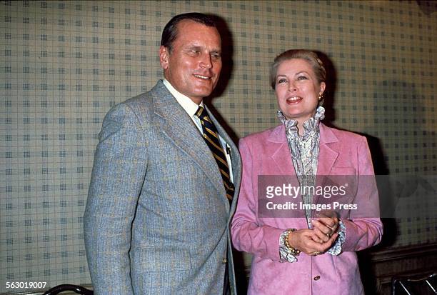 Grace Kelly and brother Jack Kelly circa 1982 in New York City.