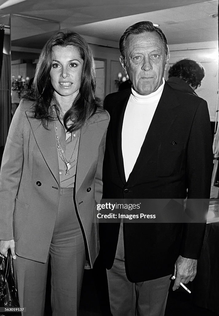William Holden and Stephanie Powers...
