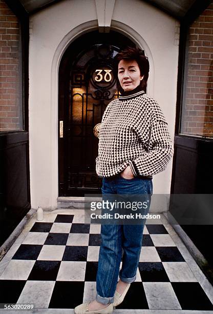 English former model and showgirl, Christine Keeler, March 1989.