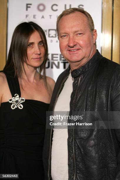 Actor Randy Quaid and wife Evi Quaid arrive at the premiere of "Brokeback Mountain" at the Mann National Theater on November 29, 2005 in Westwood,...