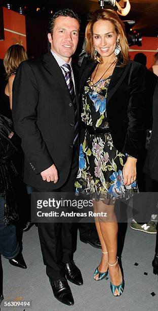 Lothar Matthaeus and Marijana Matthaeus attend the Tribute to Bambi Charity Gala After Show at the Postkantine on November 30, 2005 in Munich,...