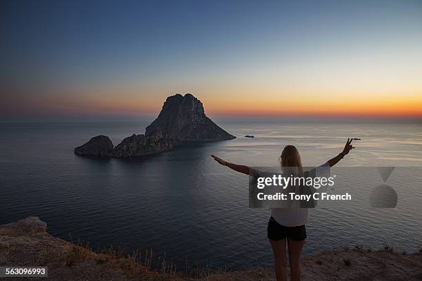 ibiza - es vedra stock pictures, royalty-free photos & images