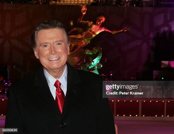 Regis Philbin attends the lighting of the 73rd annual Rockefeller Center tree November 30, 2005 in New York City.