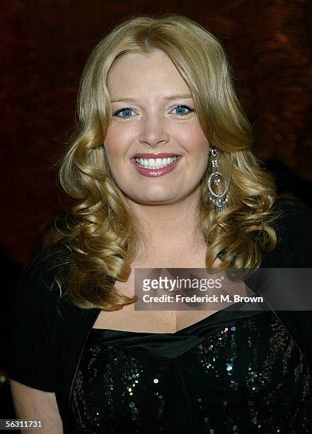 Actress Melissa Peterman arrives at the Seventh Annual Family Television Awards at the Beverly Hilton Hotel on November 30, 2005 in Beverly Hills,...