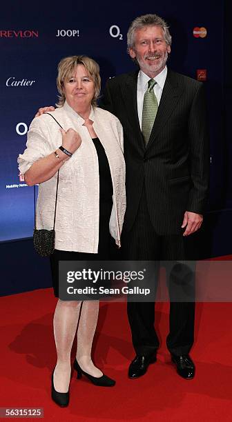 Paul Breitner and his wife Hildegard arrive for the 57th annual Bambi Awards at the International Congress Center on December 01, 2005 in Munich,...