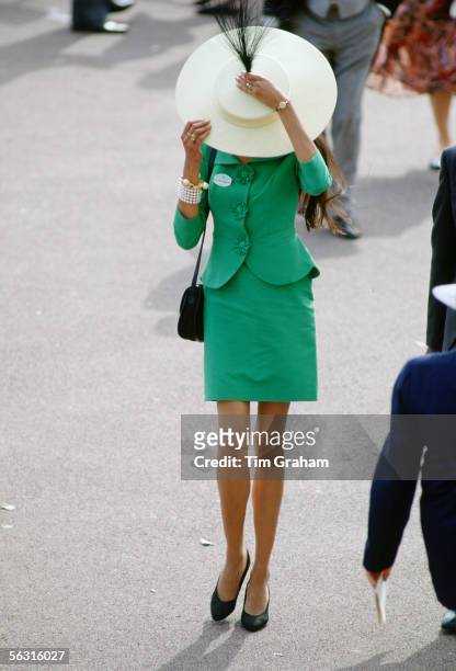 Fashion at Royal Ascot races, UK.