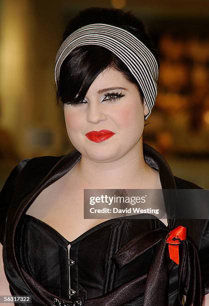Kelly Osbourne attends the Celebrity Shopping Evening at TopShop, Oxford Circus on December 1, 2005 in London, England. The charity shopping evening...