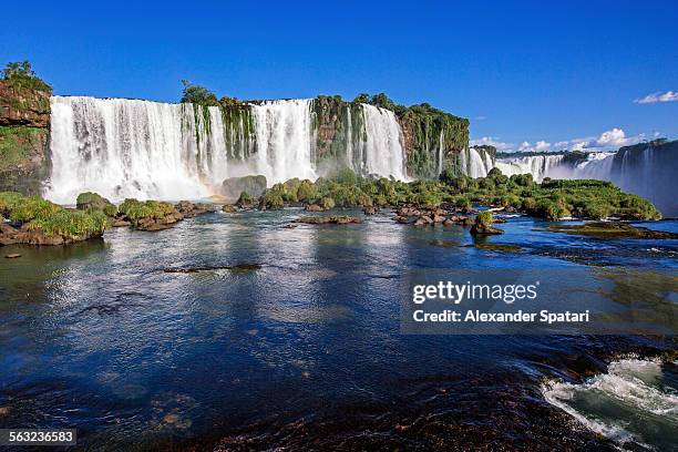 iguacu falls (cataratas do iguacu) - iguacu falls stockfoto's en -beelden