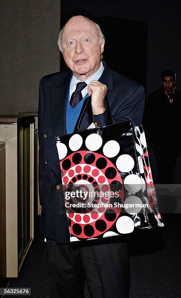 Actor Norman Lloyd during Variety's Centennial Gala Presented by Target at The Historic Beverly Hills Post Office on December 2, 2005 in Beverly...